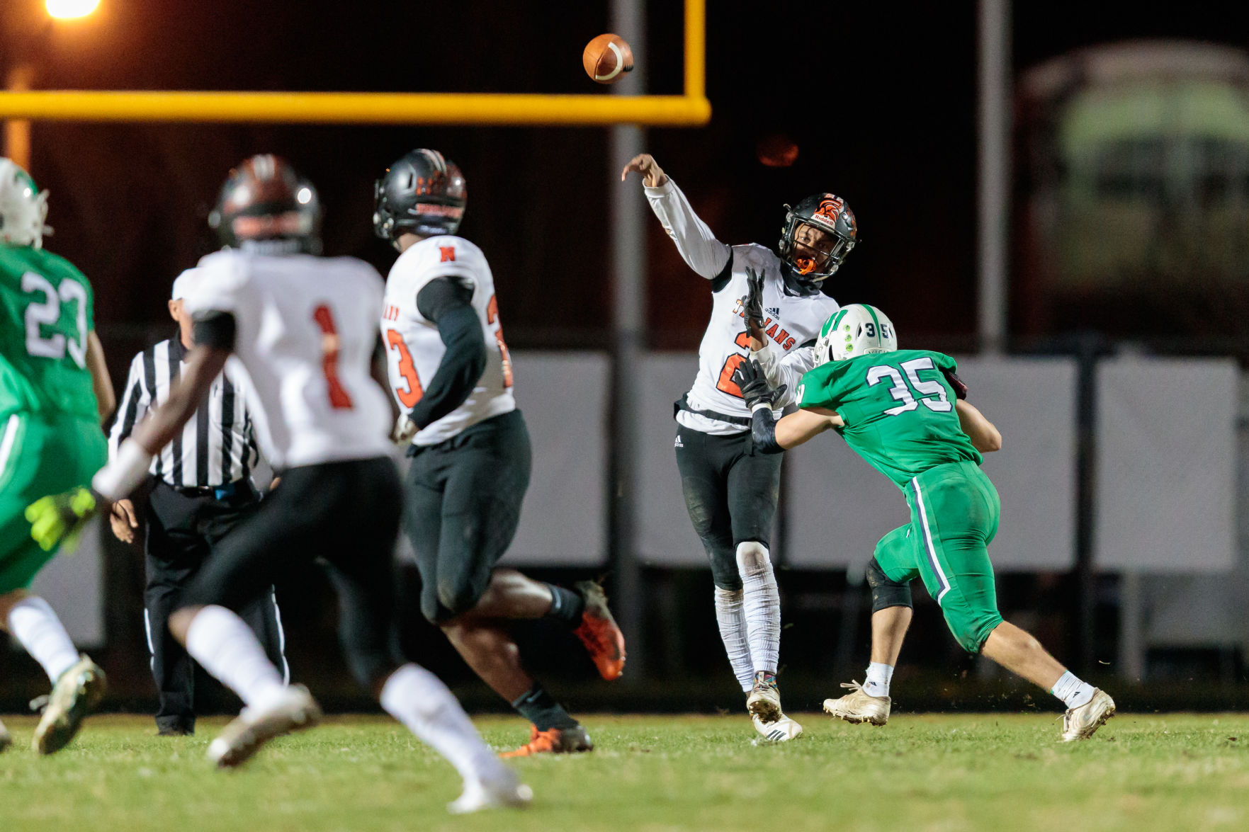 The Northwest Cabarrus Trojans fall to the Weddington Warriors in the third round of the 3AA State playoffs.